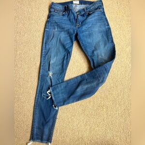 Hudson jeans, ankle length, blue denim